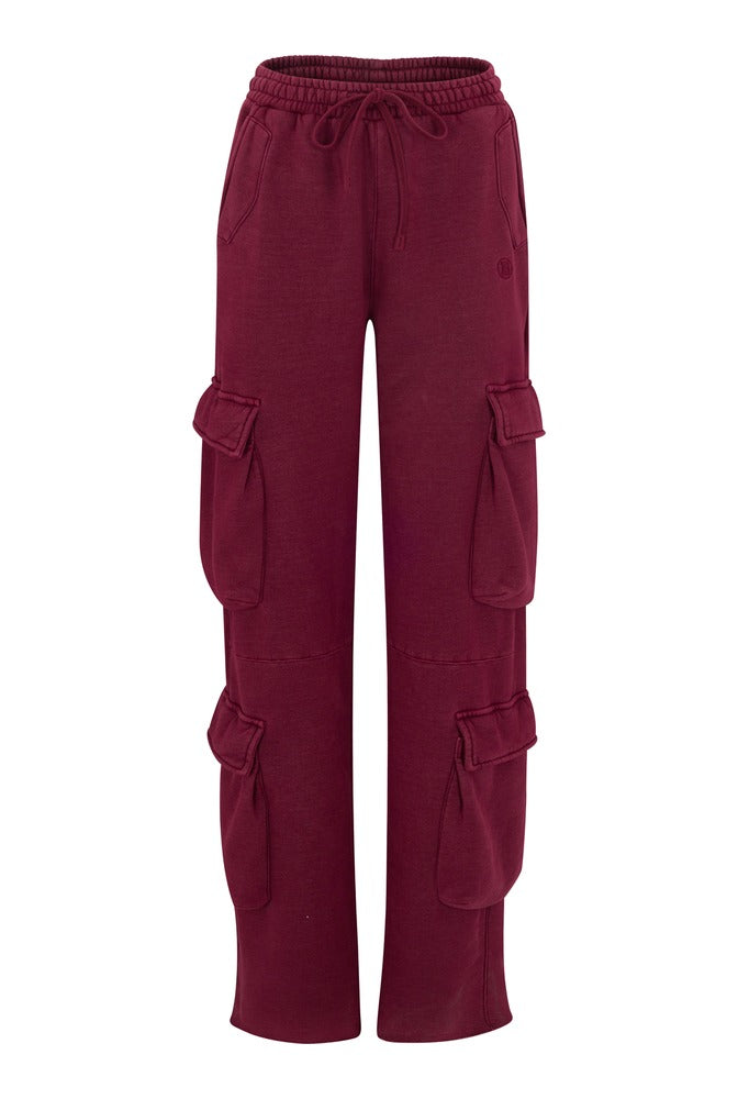 Bordeaux Cargo Joggers front
