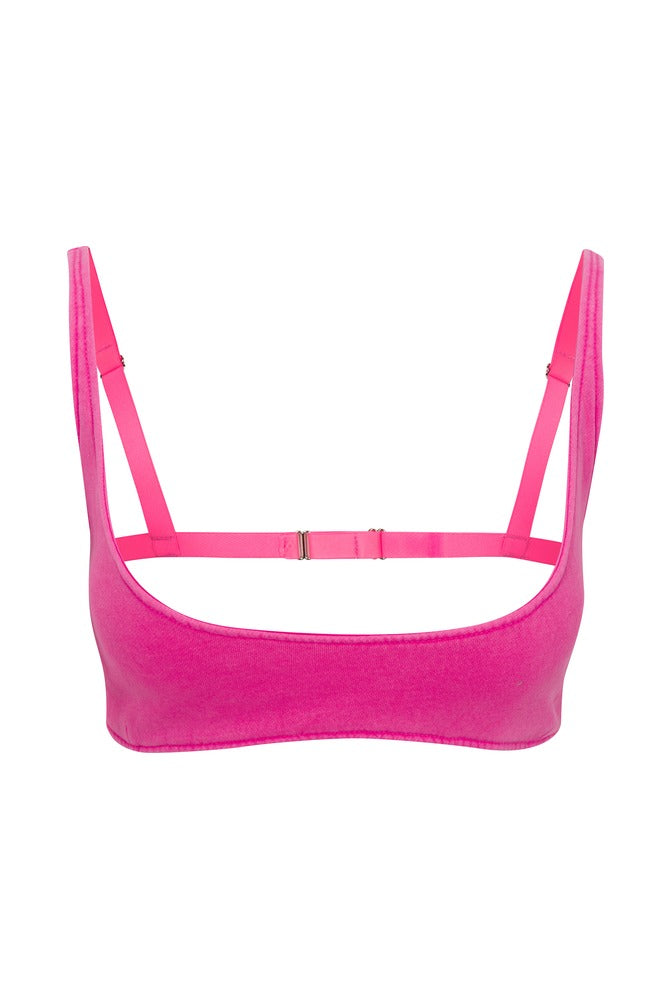 Rosa Cross Me Top front