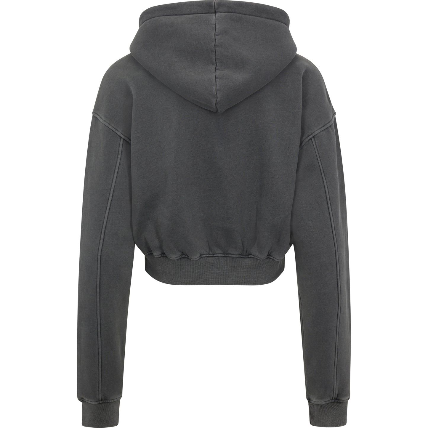 Griege Cargo Cropped Zip Hoodie