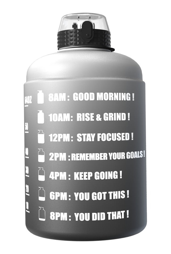 Body Envy 64oz Water Bottle front