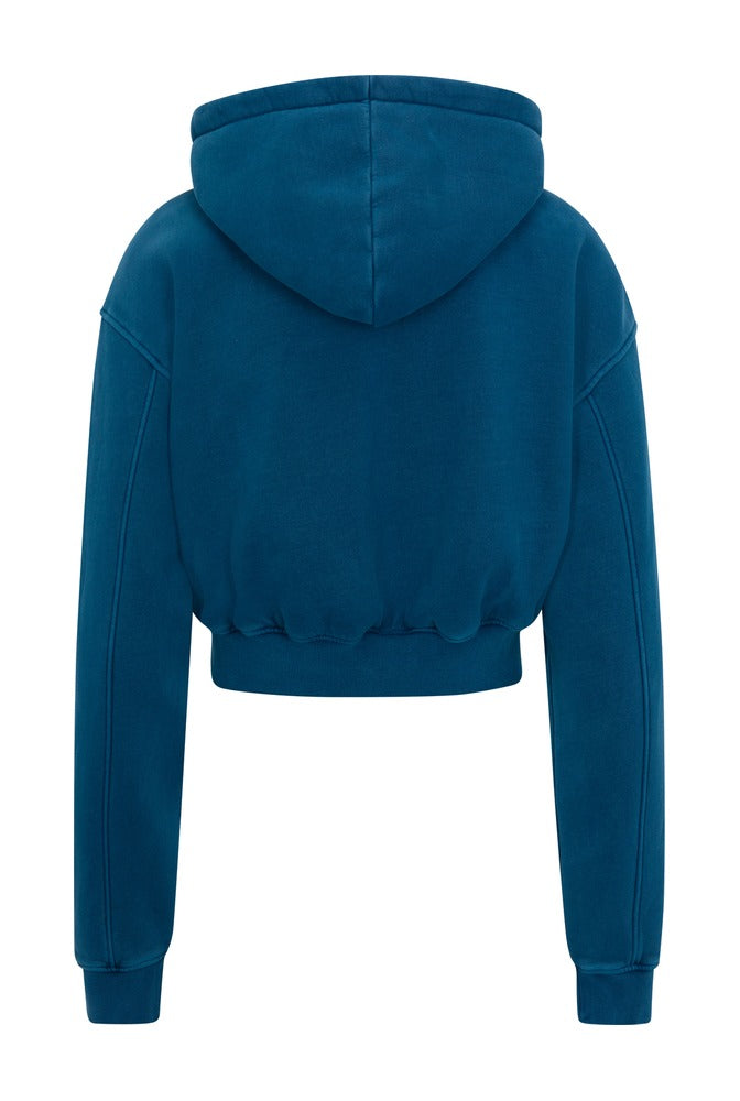 Azul Cargo Cropped Zip Hoodie back