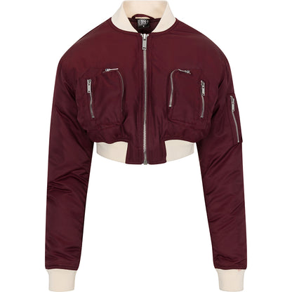 Expresso Commader Cropped Bomber