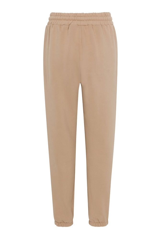 Beige Everyday Basic Joggers back