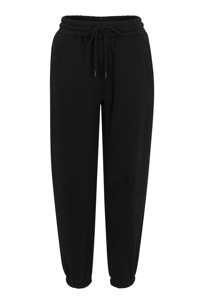 Black Everyday Basic Joggers front