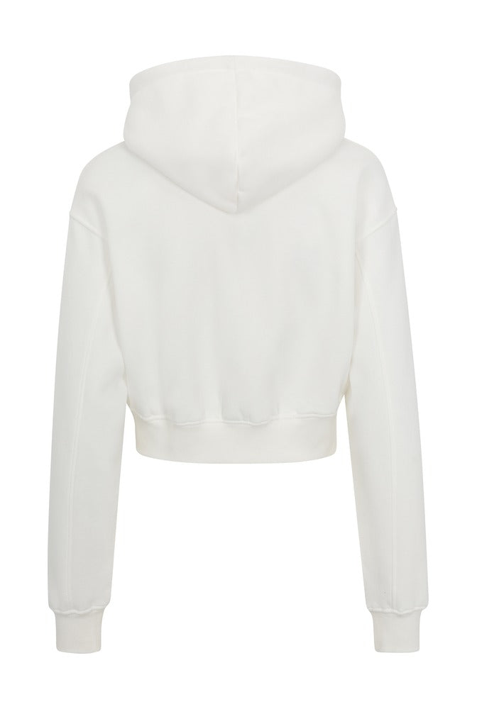 Blanco Everyday Basic Cropped Hoodie back