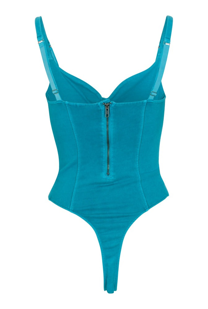 Bondi Blue Sirena Bodysuit back