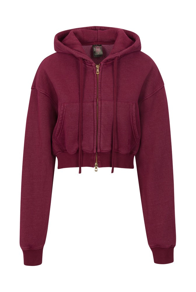 Bordeaux Cargo Hoodie front