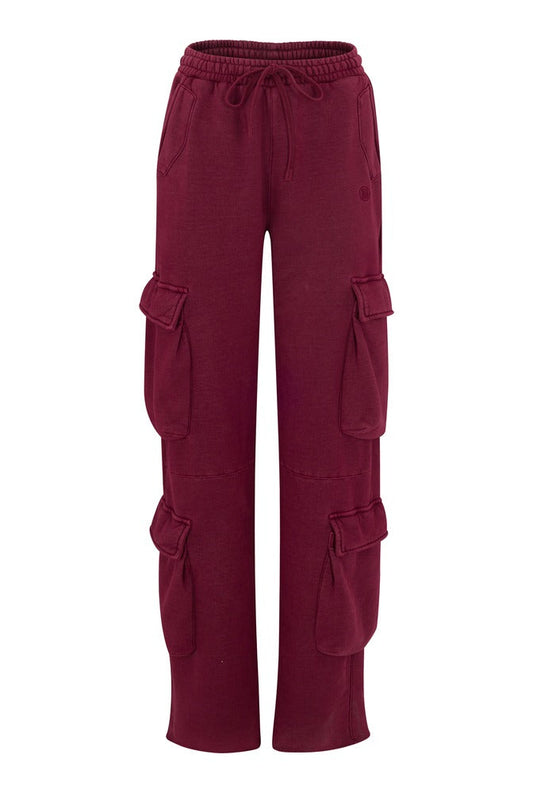 Bordeaux Cargo Joggers front