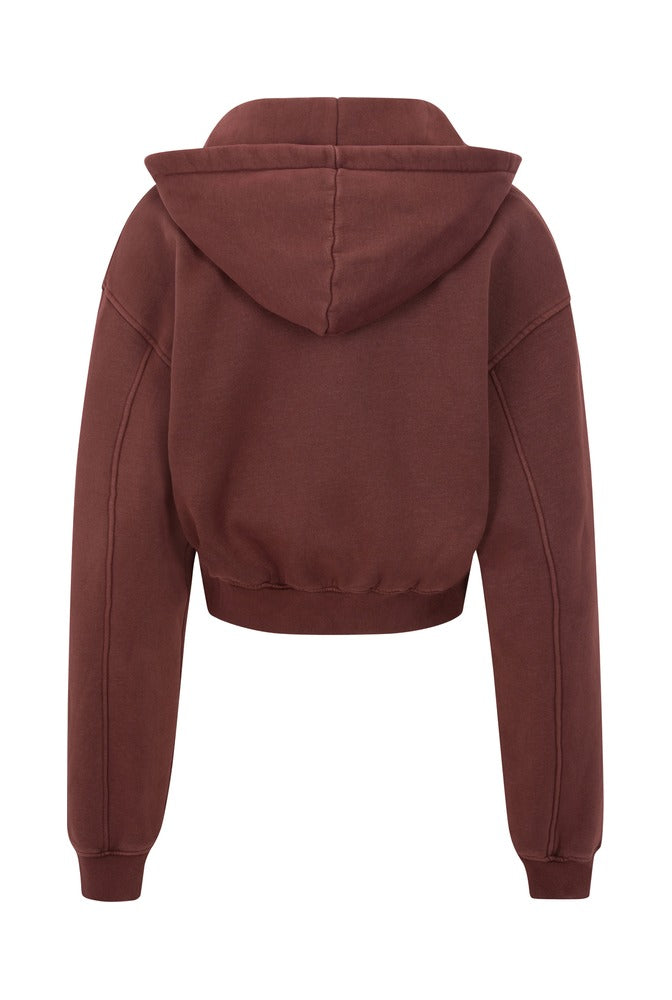 Cacao Cargo Hoodie back