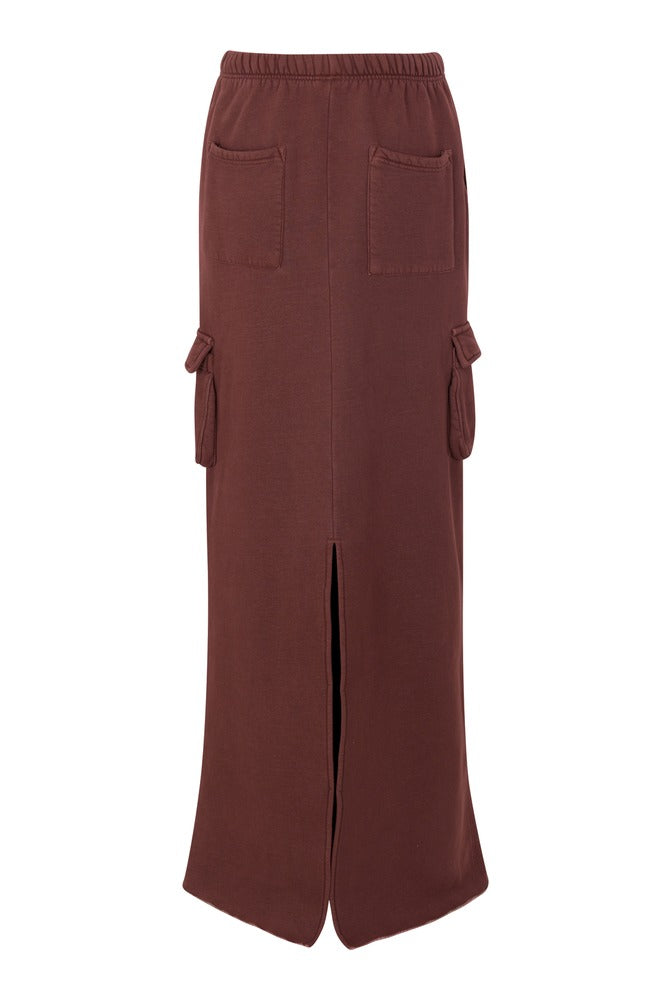 Cacao Cargo Skirt back