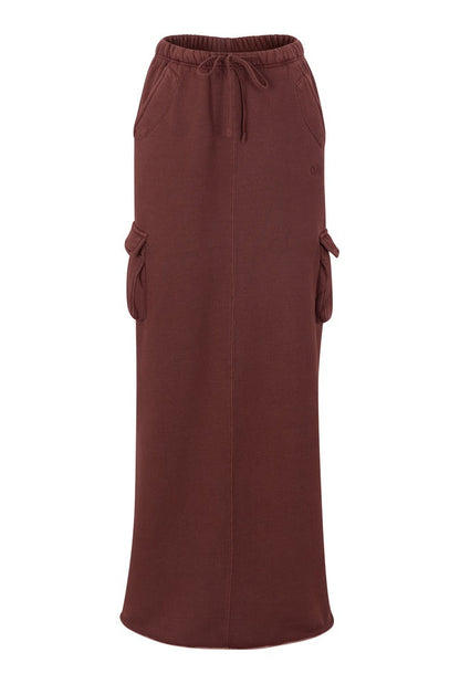 Cacao Cargo Skirt front