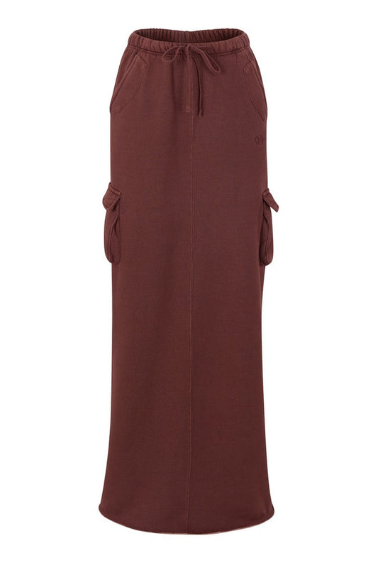 Cacao Cargo Skirt front