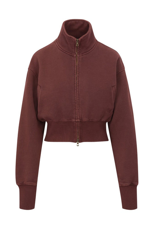 Cacao Zip Jacket front