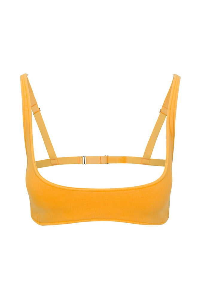 Canary Cross Me Top front