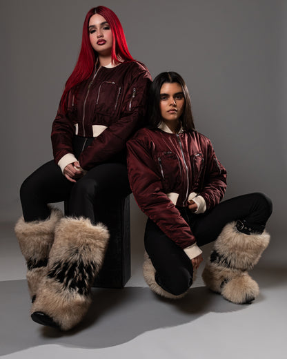 Expresso Commader Cropped Bomber