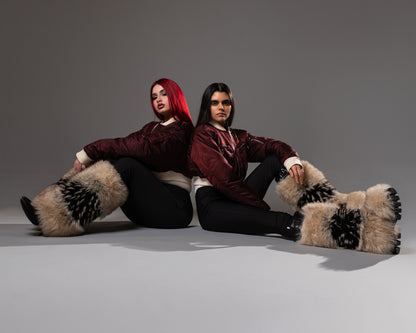 Expresso Commader Cropped Bomber