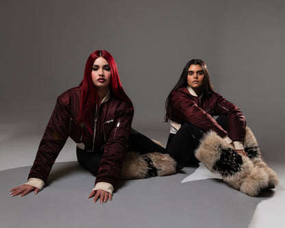 Expresso Commader Cropped Bomber