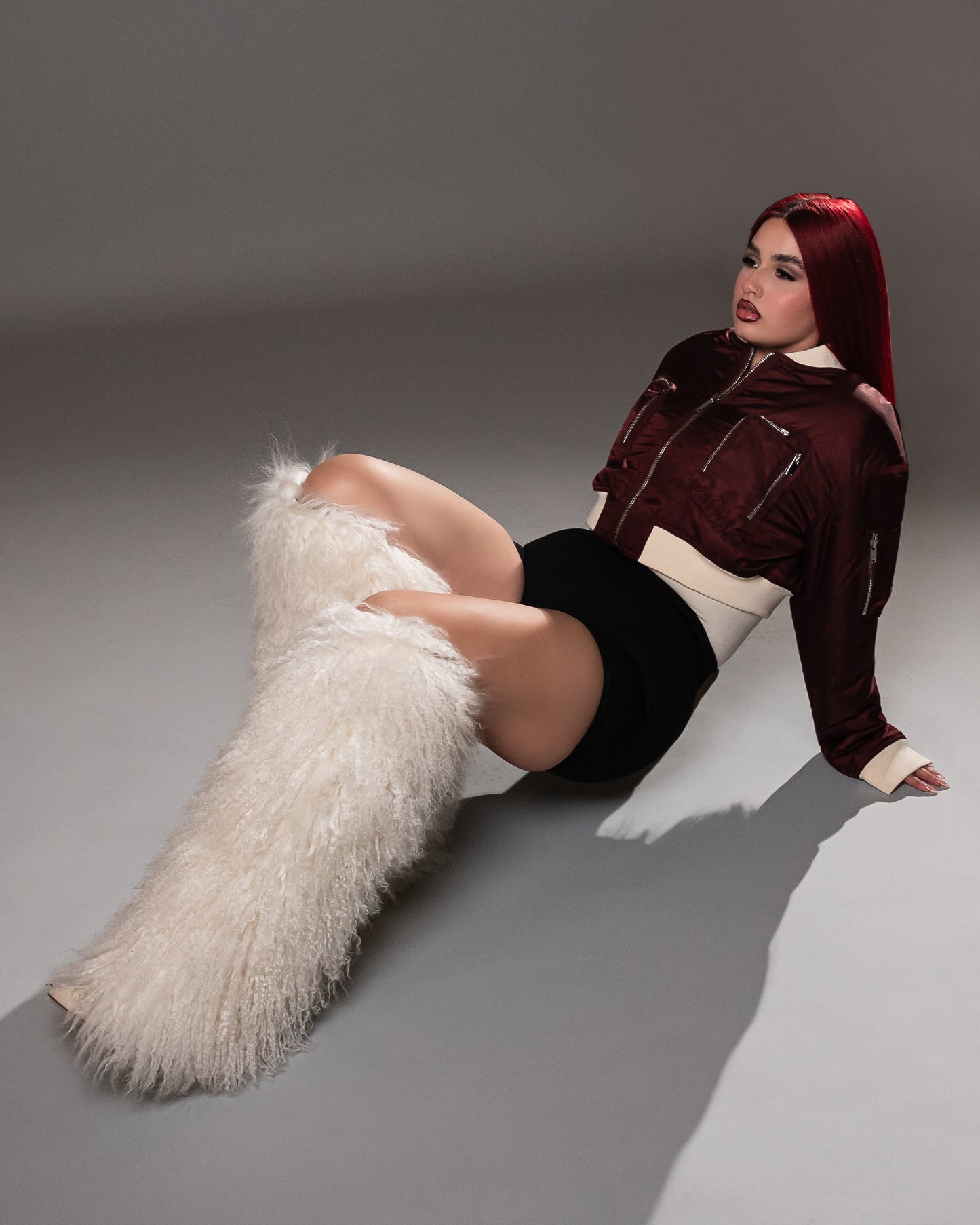 Expresso Commader Cropped Bomber