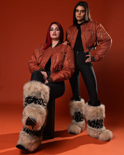 Rust Commander Cropped Bomber