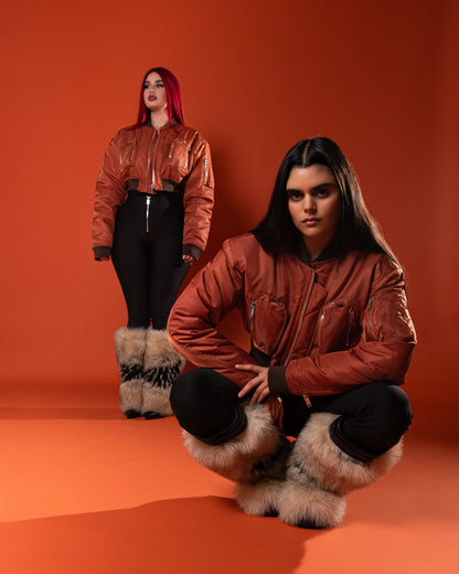 Rust Commander Cropped Bomber