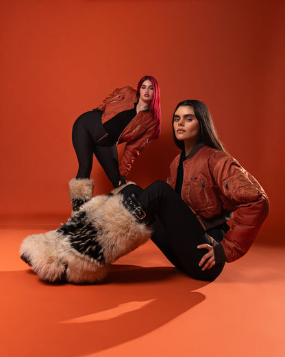 Rust Commander Cropped Bomber