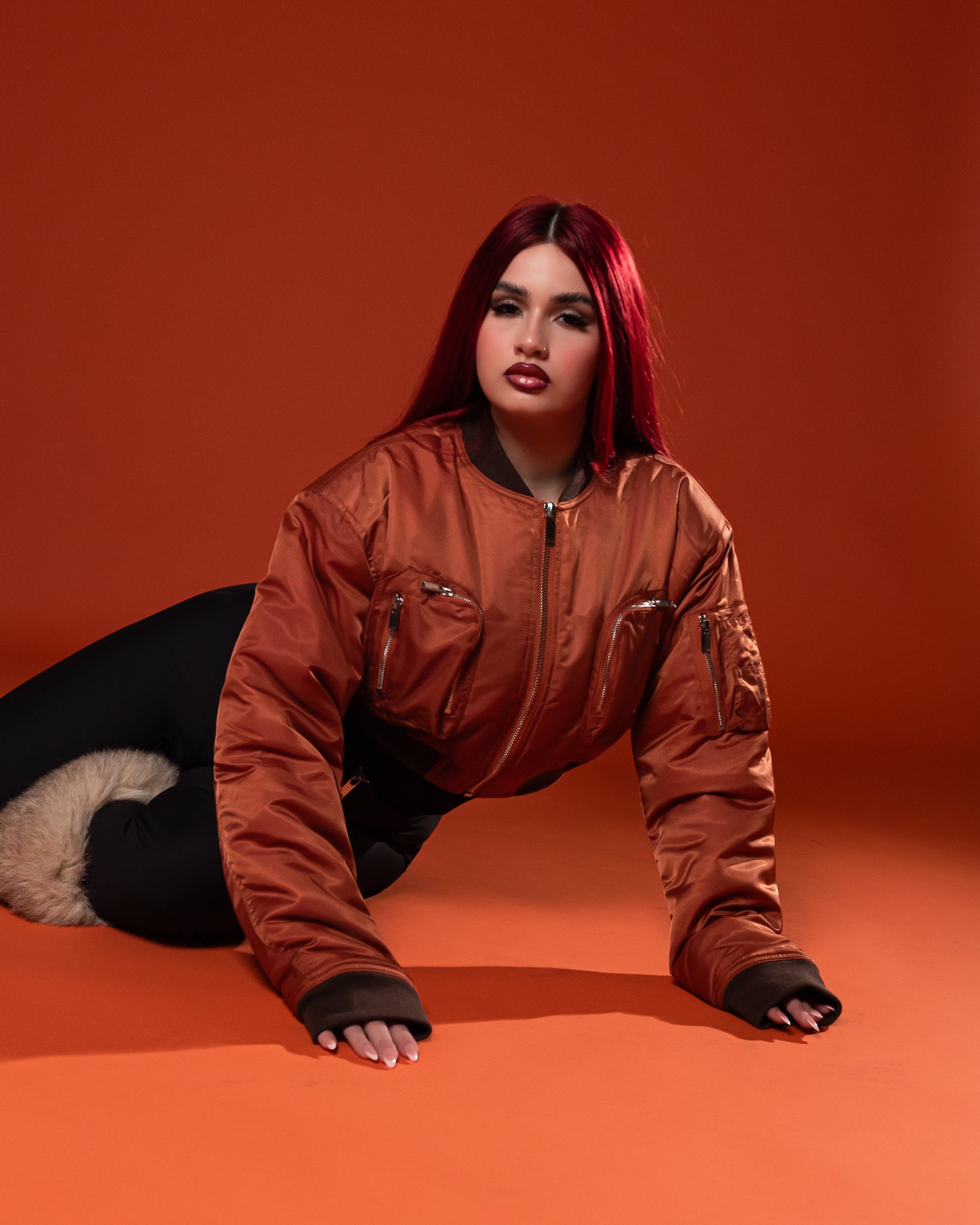 Rust Commander Cropped Bomber