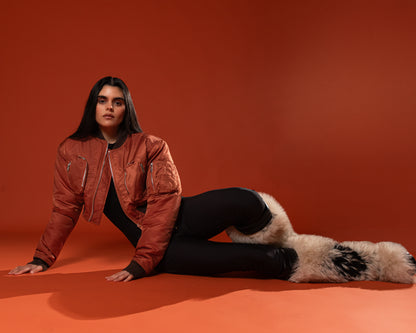 Rust Commander Cropped Bomber