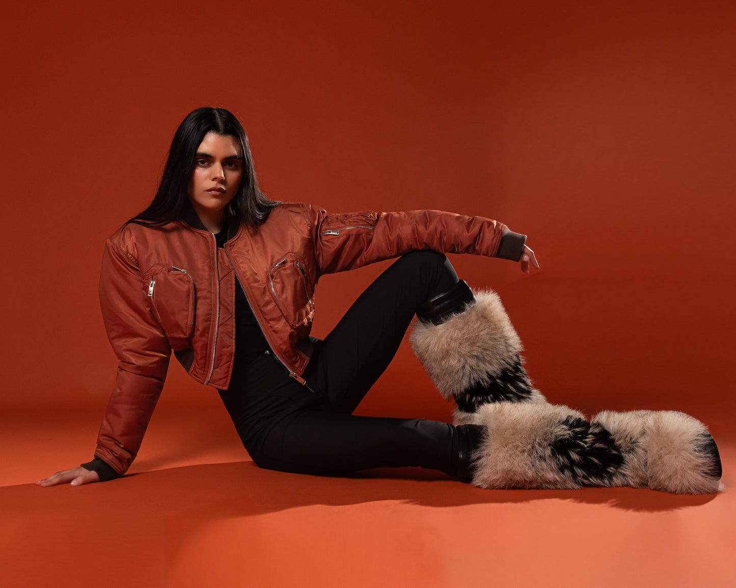 Rust Commander Cropped Bomber