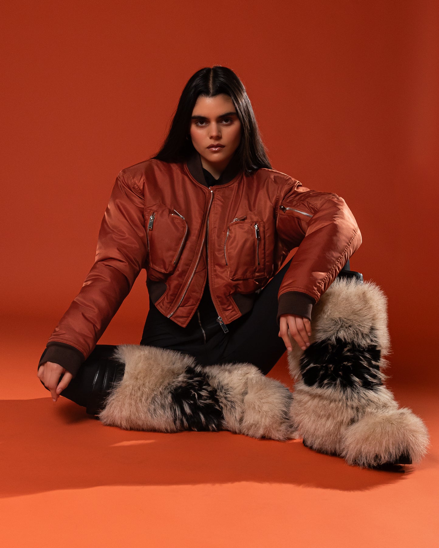 Rust Commander Cropped Bomber