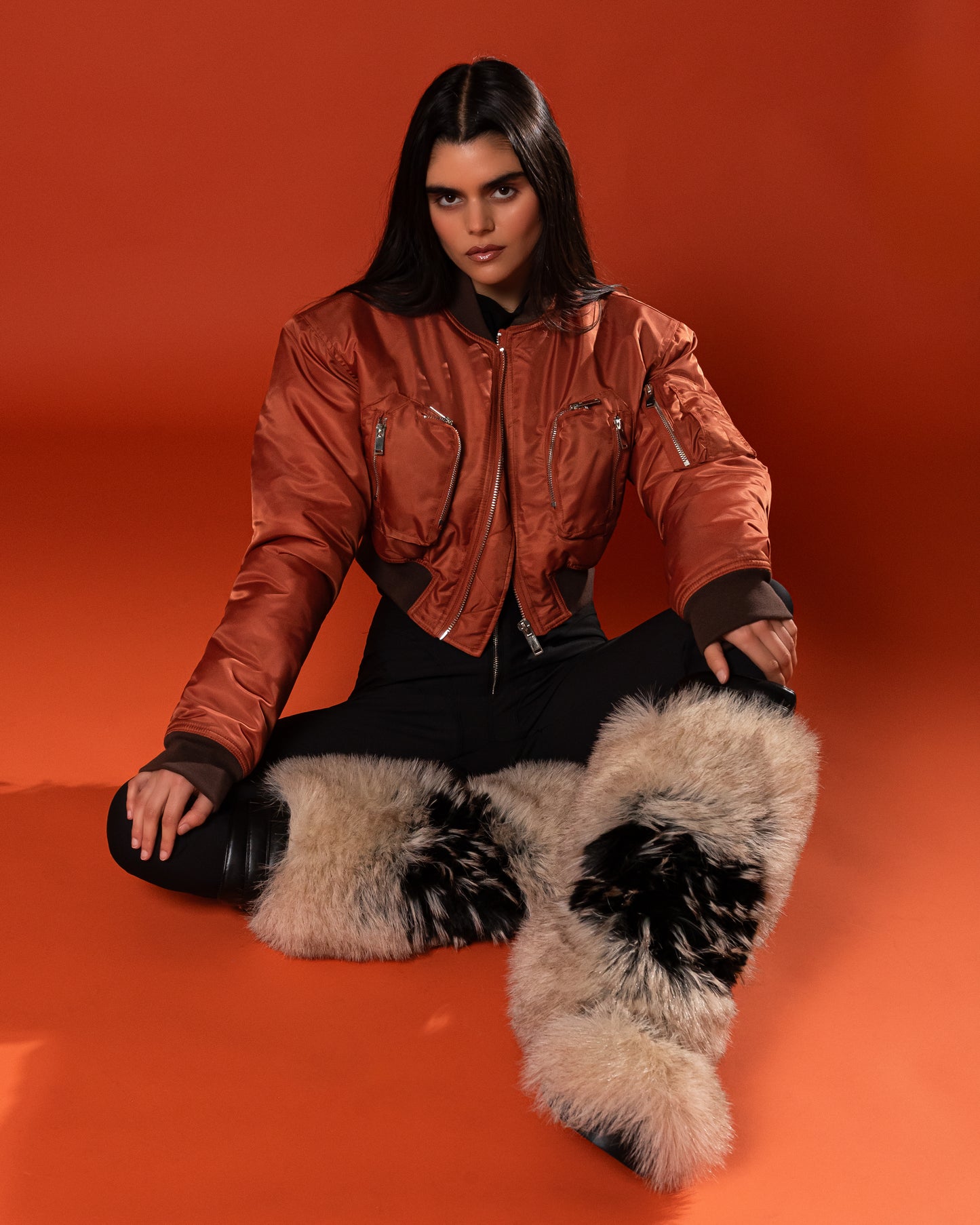 Rust Commander Cropped Bomber