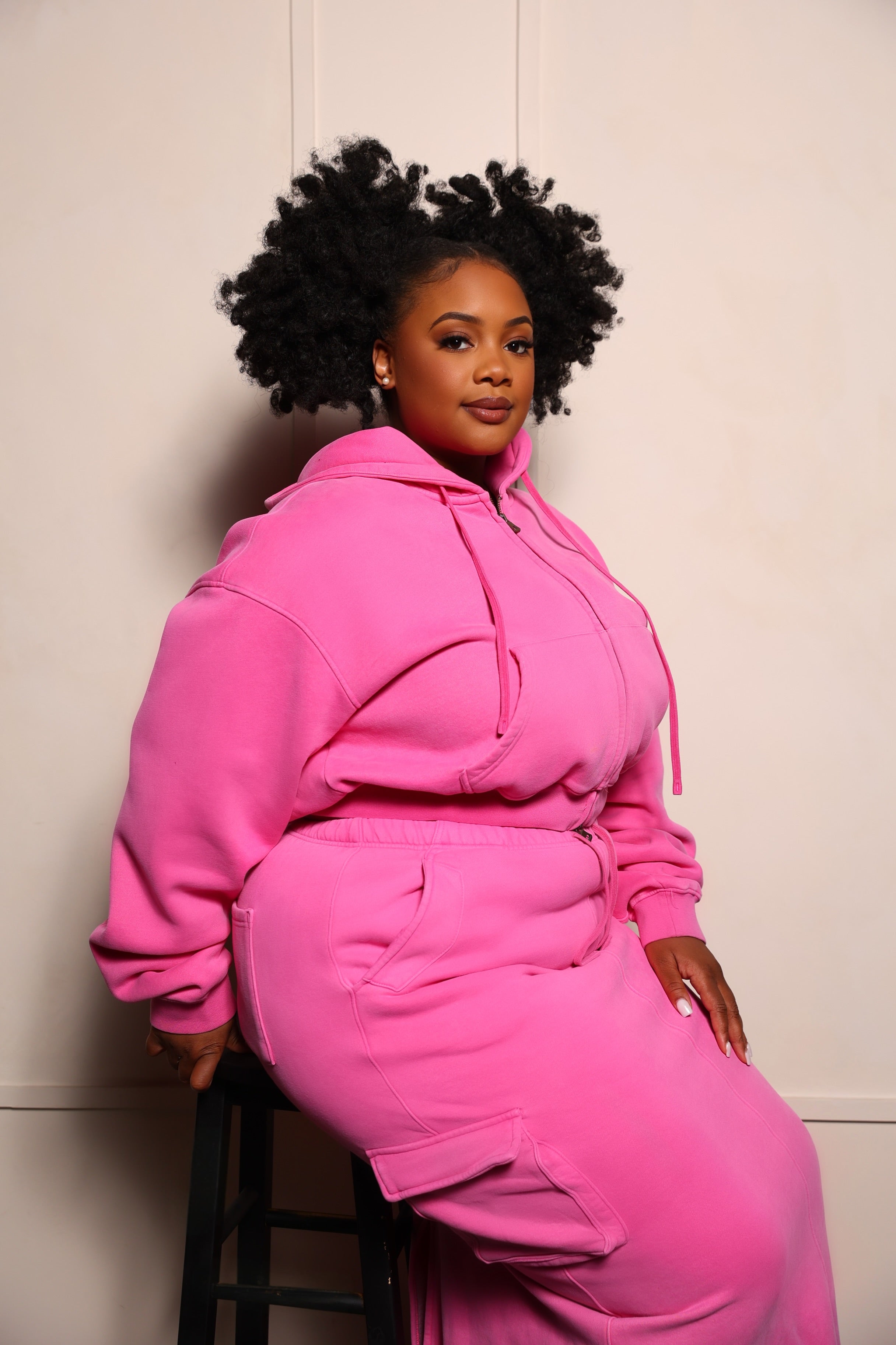 Rosa Cargo Zip Hoodie