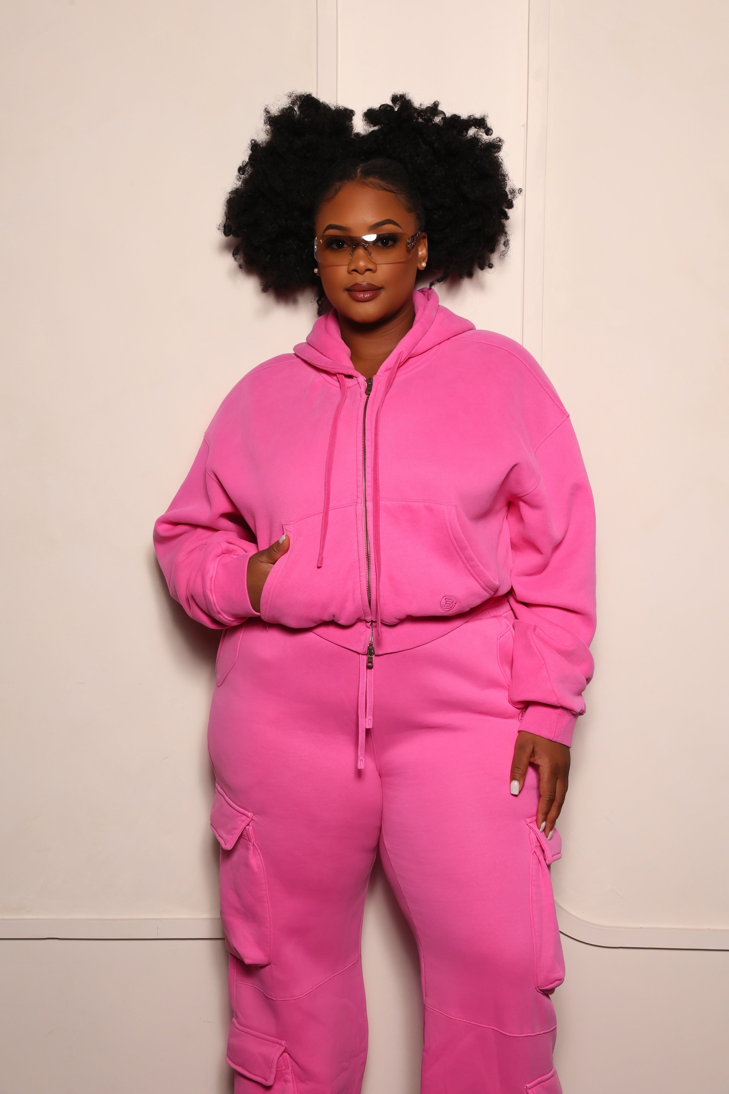 Rosa Cargo Zip Hoodie