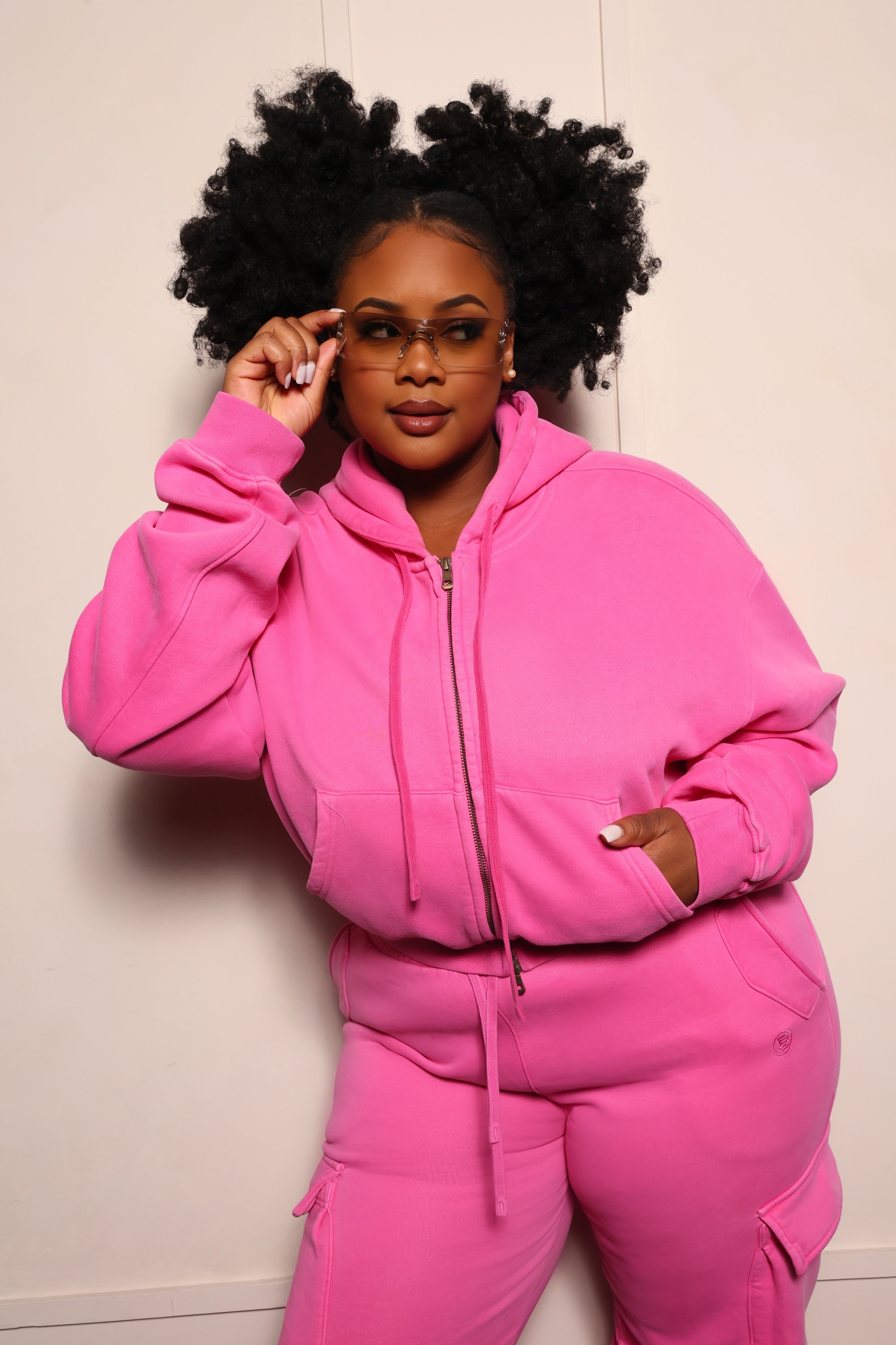 Rosa Cargo Zip Hoodie