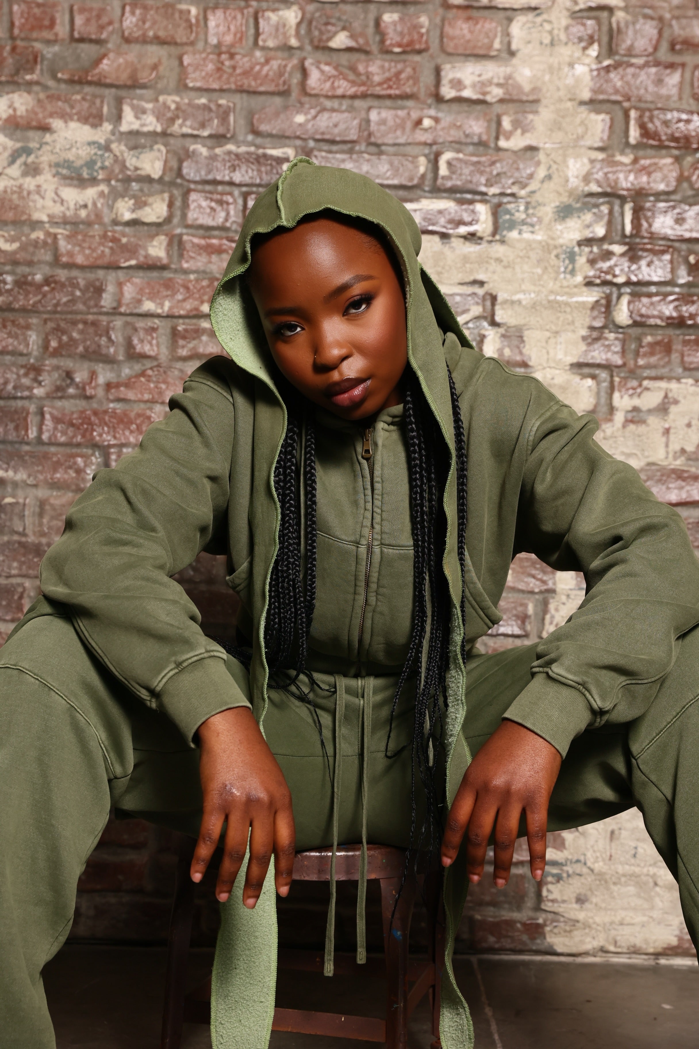 Vert Cargo Zip Hoodie