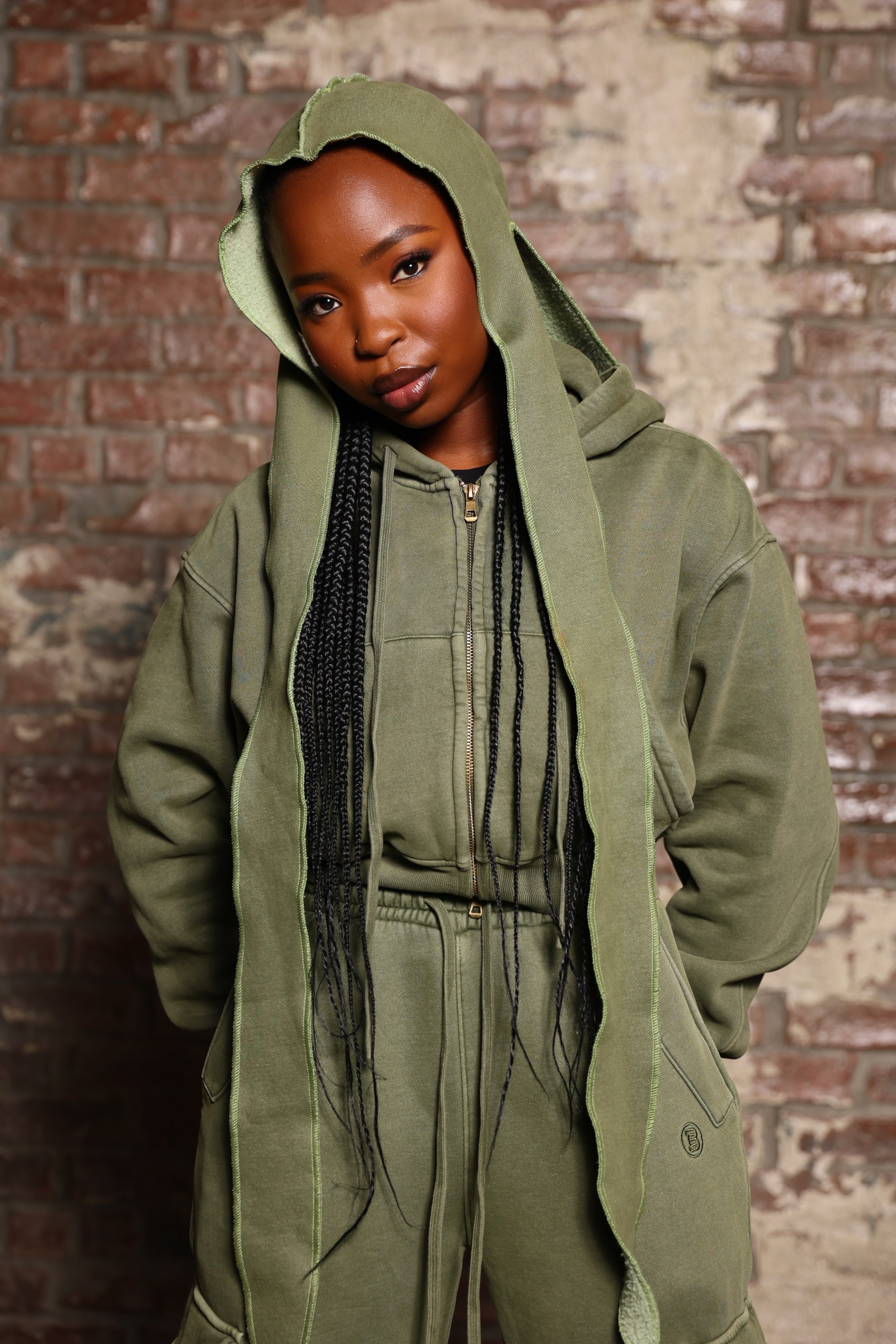 Vert Cargo Zip Hoodie