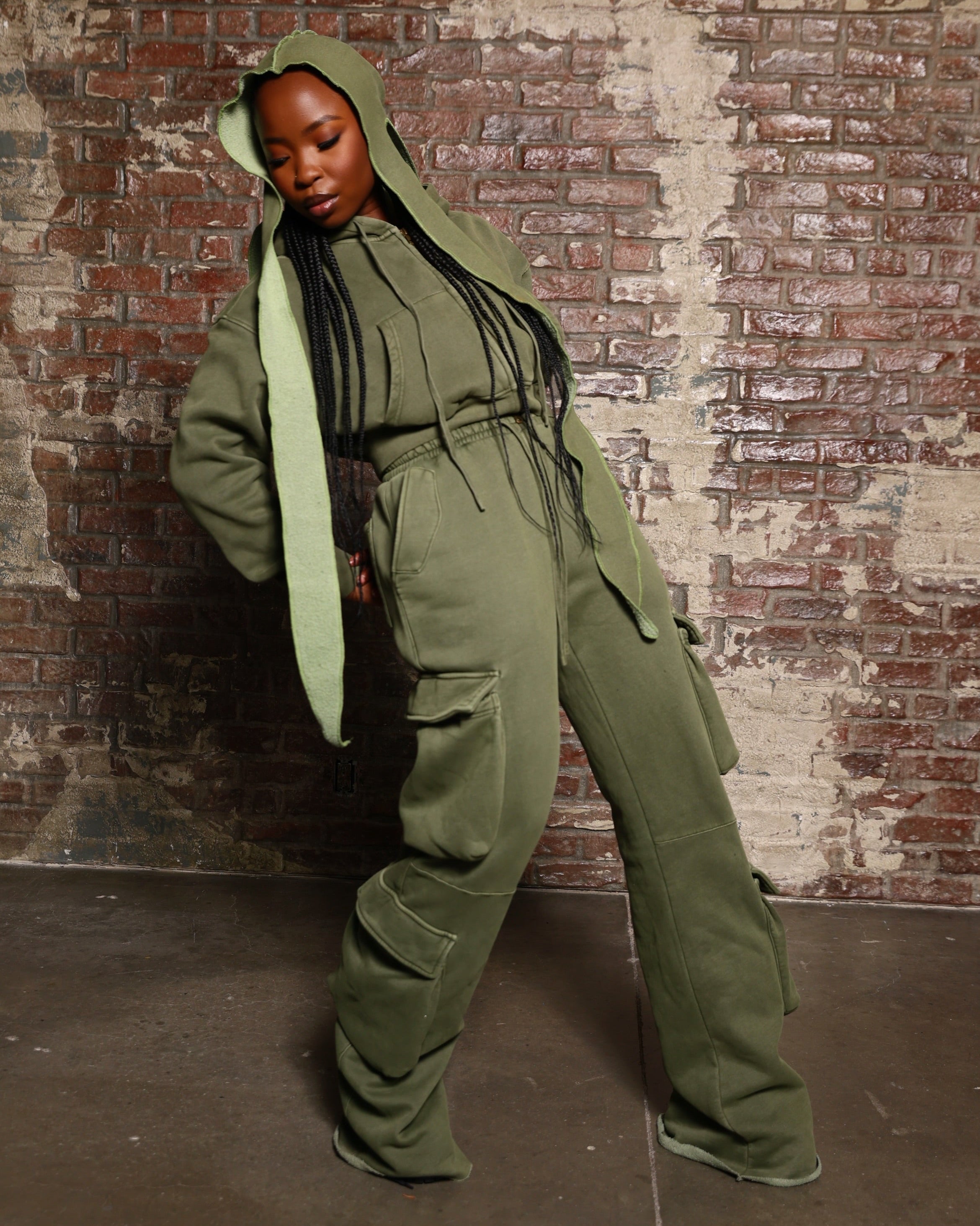 Vert Cargo Zip Hoodie