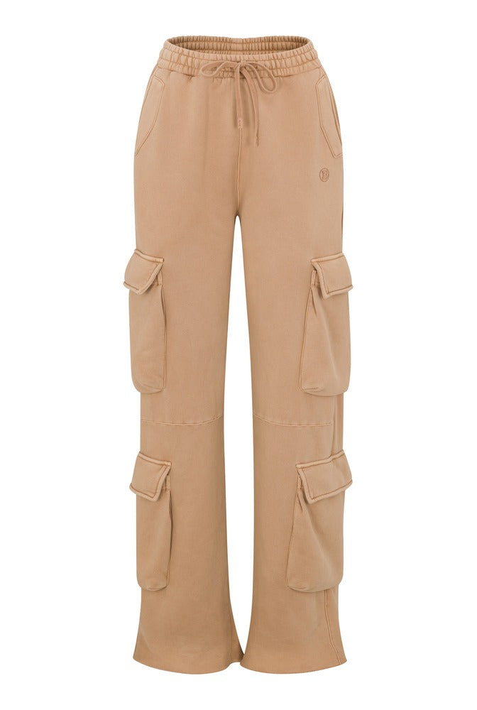 Fawn Cargo Joggers front