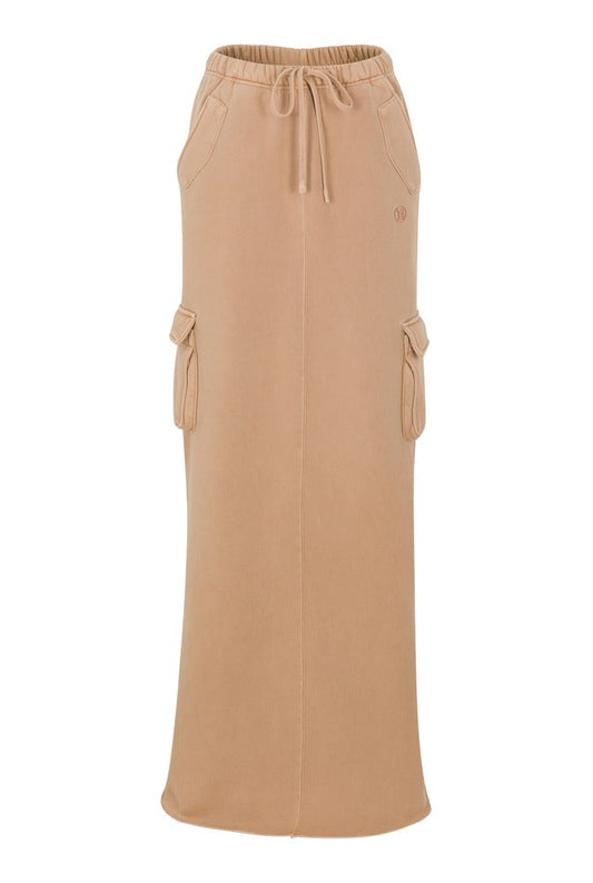 Fawn Cargo Skirt front
