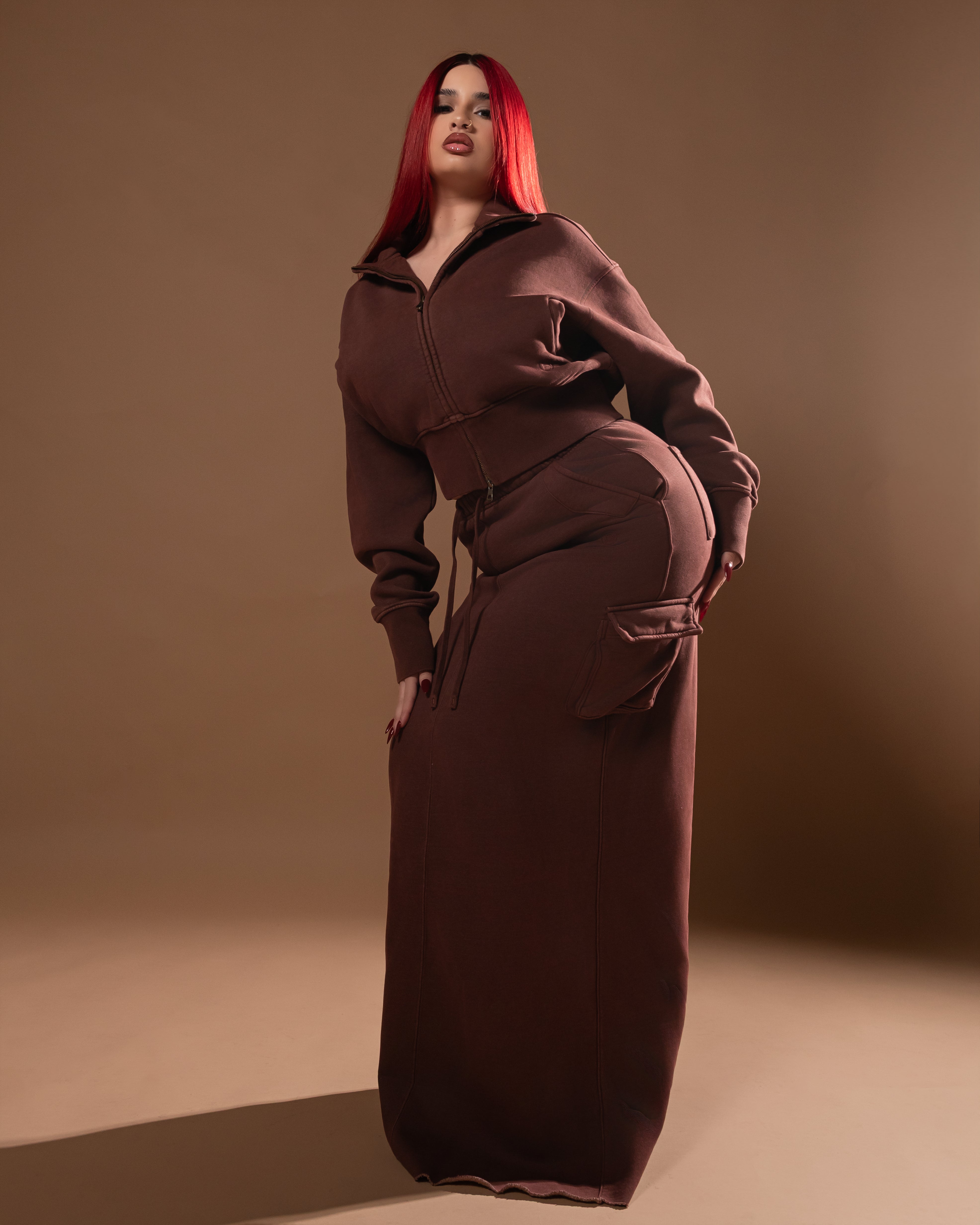 Cacao Cargo Skirt