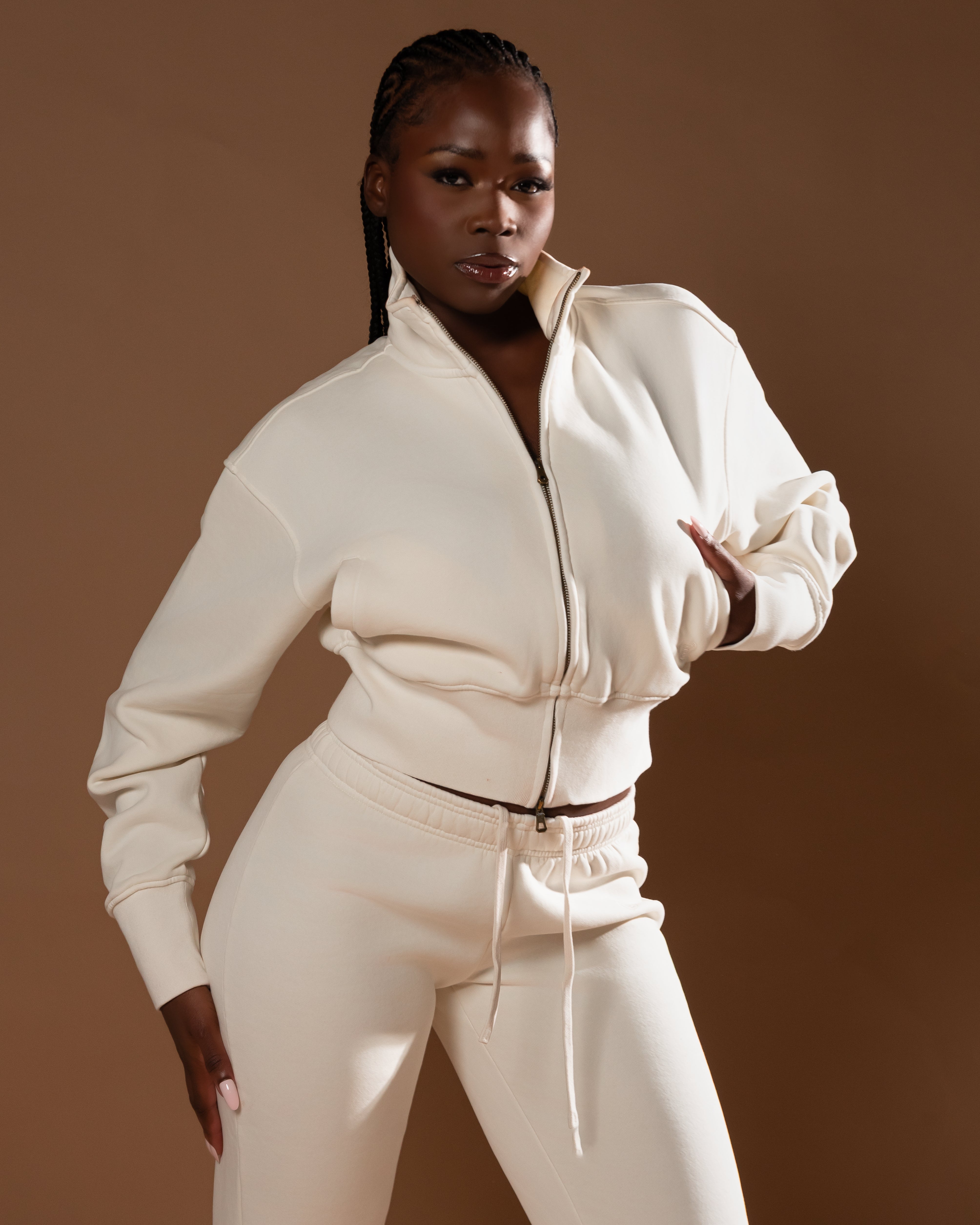 Ivory Zip Jacket
