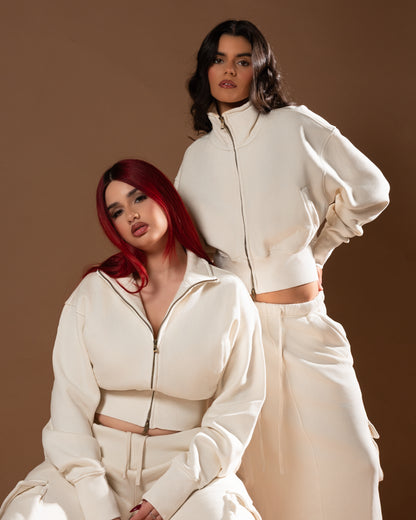 Ivory Zip Jacket
