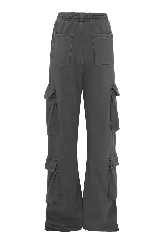 Griege Cargo Joggers back