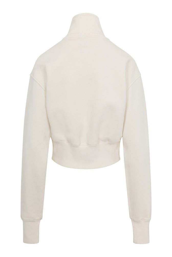 Ivory Zip Jacket back