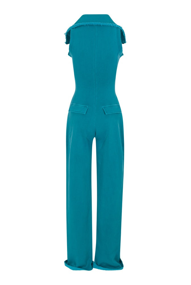 Bondi Blue Vyre Jumpsuit back