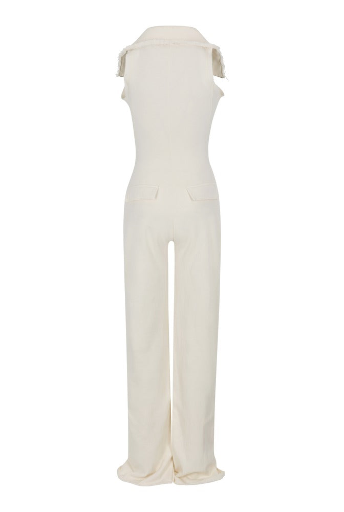 Ivory Vyre Jumpsuit back