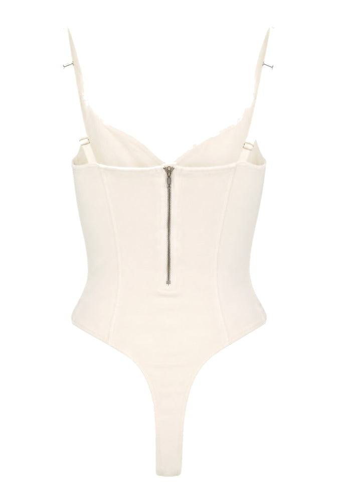 Ivory Sirena Bodysuit back